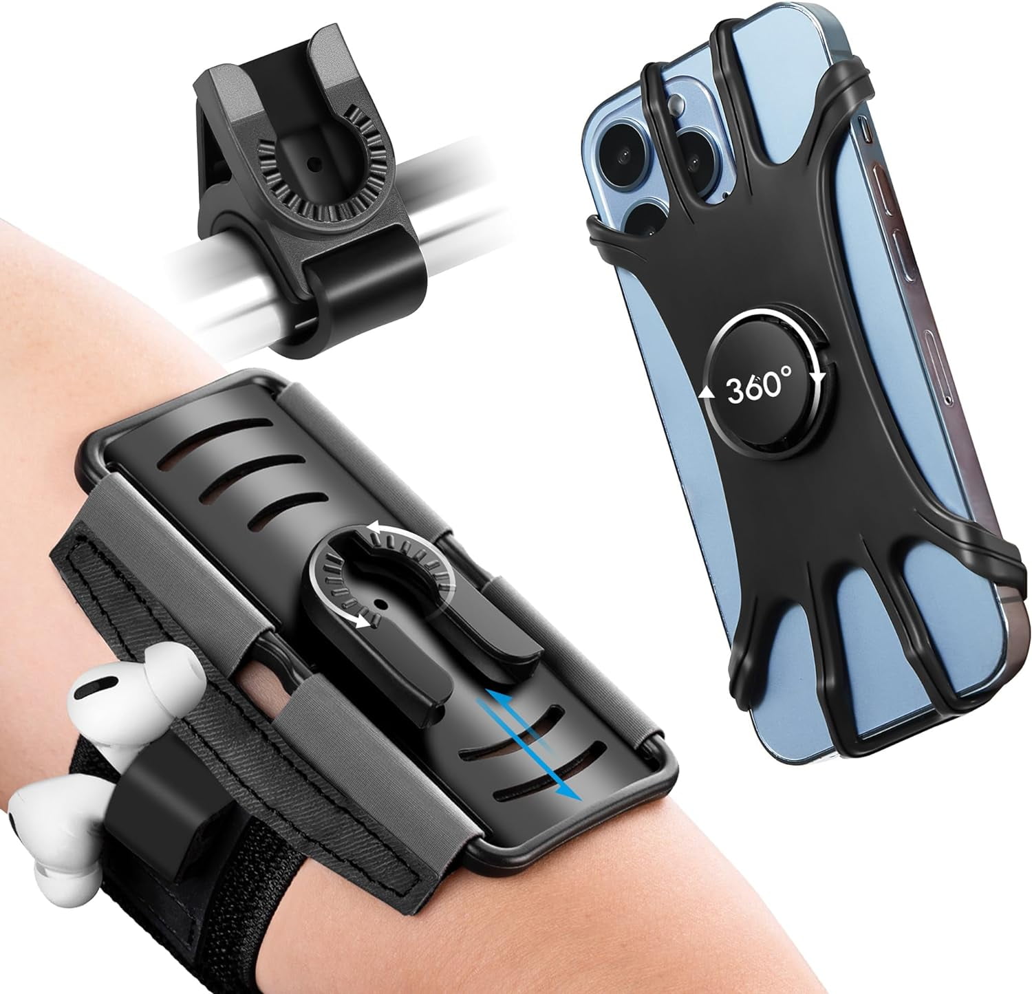 Amazon.com: Cikyner Running Armband Phone Holder - 360