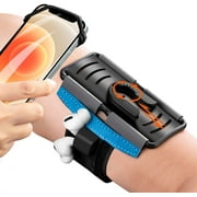 Newppon Running Phone Holder Armband :  Holder & 360 Rotatable Cell Phones arms Bands Cases Compatible with iPhone 13 12 11 Mini Pro Max Xs XR SE X 8 7 Plus for Workouts Exercise Sport