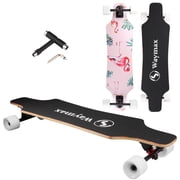 31 Inch Longboard Skateboard Complete Cruiser with T-Tool for Cruising and Carving Bird