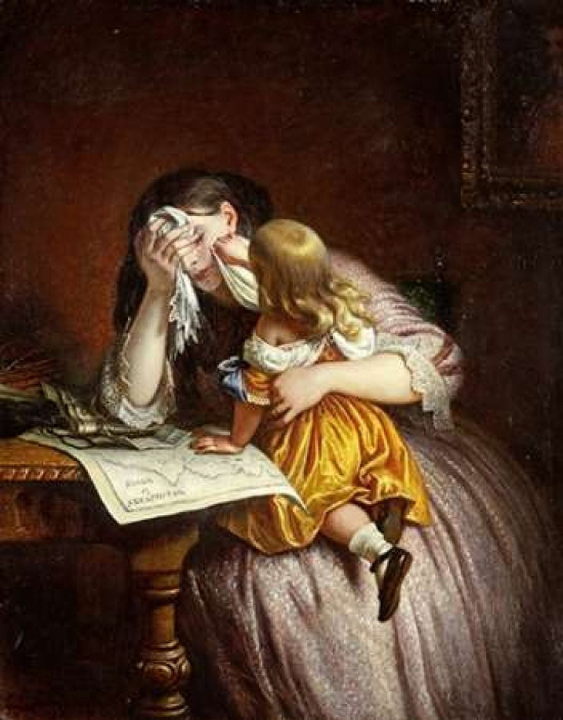 News From Sebastapol Canvas Art - Charles West Cope (22 x 28)