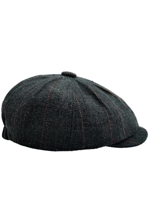 Newsboy Cap Baker Boy Hat Flat Caps Tweed Adjustable Peaky Herringbone Cloth Cap Hat