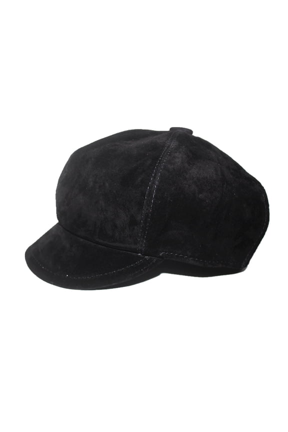 Newsboy Cap Leather Hats For Women Brown Female Vintage Painter Hat Designer Ladies Winter Cap ,Classic Design
