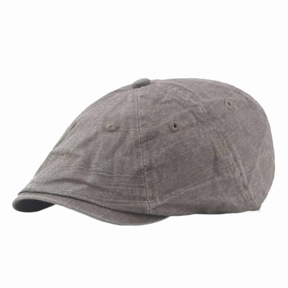 Newsboy Cap Spring and Autumn Middle-aged and Elderly Pure Cotton Washed Solid Color Octagonal Cap British Style Hot-selling Forward Cap European and American Fashion