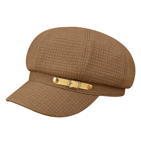 Yigetop Winter Hats for Women Unisex Vintage Cotton Hat Winter Cap Casual Vintage Warmer Hat Womens Hats Fashion A One Size