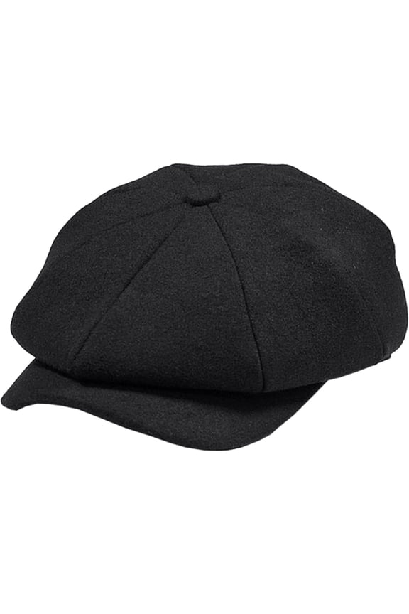 Newsboy Cap for Men - Irish Newsies Cabbie Hat - Flat Winter Hat