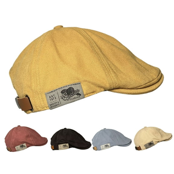 Newsboy Cap for Men Women Adjustable Flat Ivy Gatsby Hat Casual Outdoor Cabbie Beret