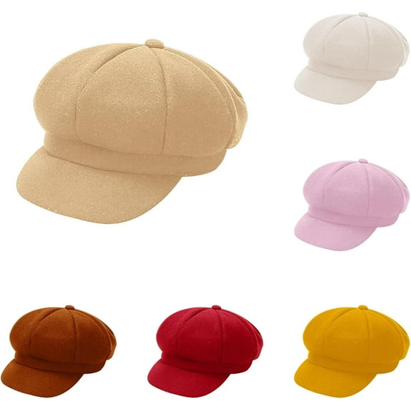 Newsboy Caps for Women, Vintage Denim Hat,Denim Newsboy Hats Flat Cap,Visor Beret Cabbie Painter Hat Ladies