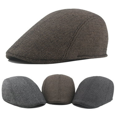 Newsboy Cotton Hats for Men Flat Cap Mens Irish Cabbie Gatsby Ivy