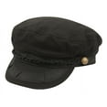 thumbnail image 1 of Newsboy Flat Cap Fiddle Sailor Cotton Greek Fisherman Hat, 1 of 8