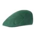 thumbnail image 1 of Newsboy Hat Men's Woolen Cabbie Driving Cap Elastic Back 12 Colors Green 2 by Hontri, 1 of 5