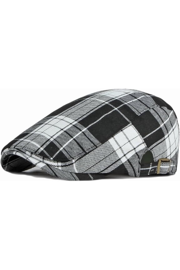 Newsboy Hats Adjustable Ivy Flat Cap Gatsby Cabbie Driving Beret for Men Women