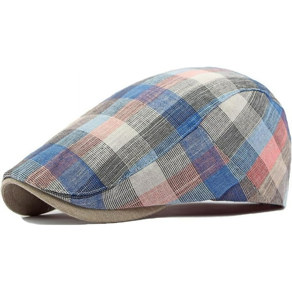 Newsboy Hats Adjustable Ivy Flat Cap Gatsby Cabbie Driving Beret for Men Women