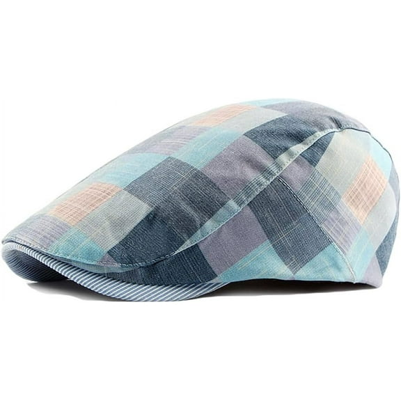 Newsboy Hats Adjustable Ivy Flat Cap Gatsby Cabbie Driving Beret for Men Women