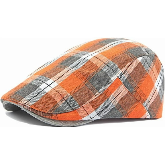 Newsboy Hats Adjustable Ivy Flat Cap Gatsby Cabbie Driving Beret for Men Women