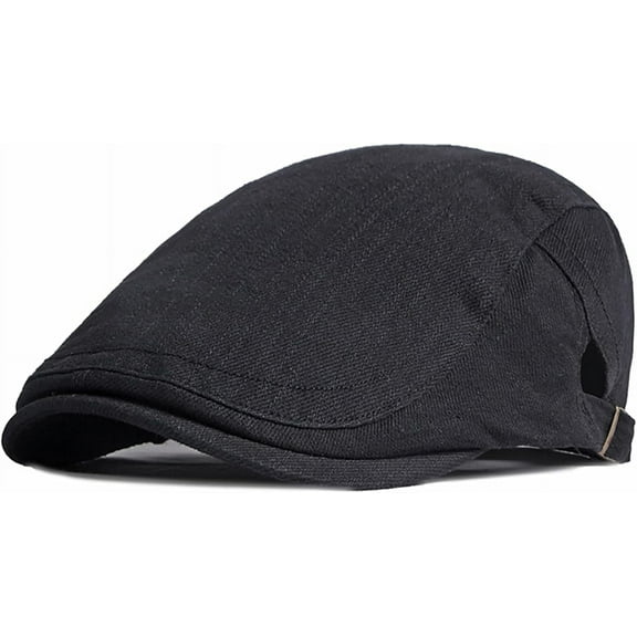 Newsboy Hats for Men Flat Cap Cotton Adjustable Breathable Irish Cabbie Ivy Driving Hunting Hat