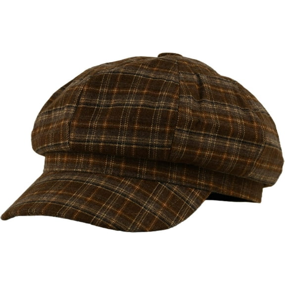 Newsboy Hats for Women - Retro Classic Plaid Hat Fashionable British Irish Beret Cap Girls Vintage Dressy Caps