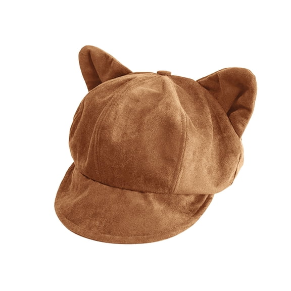 Newsboy Hats for Women, Vintage Cap Beret Style Soft & Warm Winter & Fall Fashion Accessories,Color:Brown
