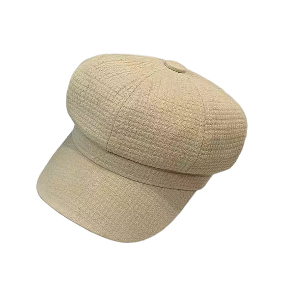 Newsboy Hats for Women, Vintage Cap Beret Style Soft & Warm Winter & Fall Fashion Accessories,Color:Khaki