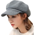 thumbnail image 1 of Newsboy Hats for Women, Women Newsboy Hat Trucker Hat Beret Newsboy Caps Retro Fashion Winter Hats for Women 2025, 1 of 8