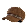 thumbnail image 1 of Newsboy Hats for Women and Men Beret Hats Women's Octagonal Cap (Coffee One Size), 1 of 2