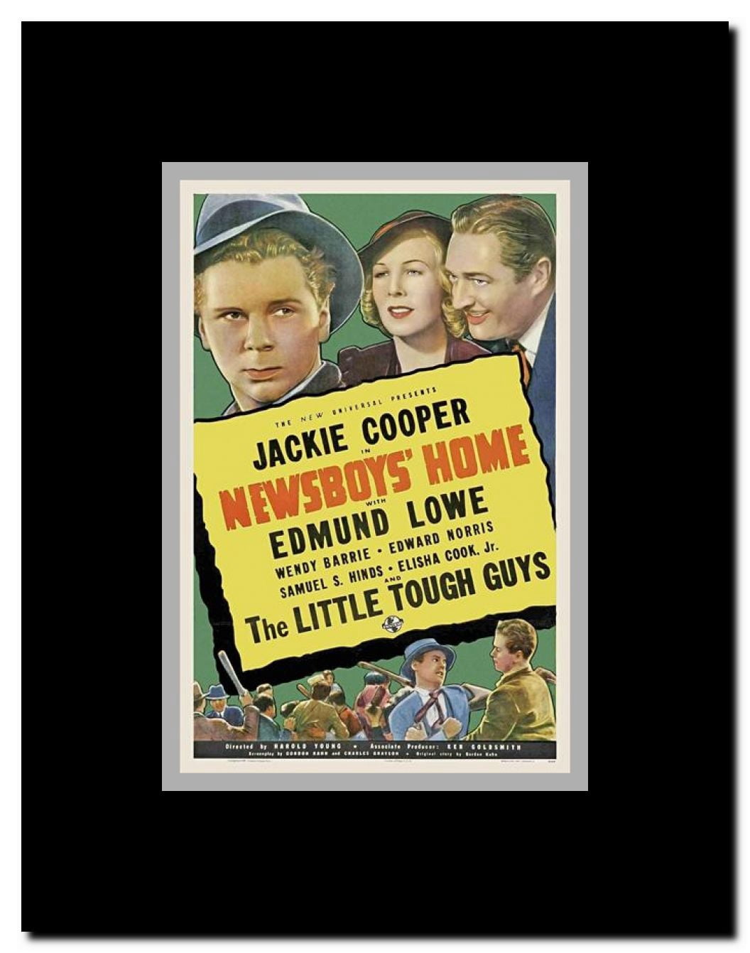 Newsboys' Home Framed Movie Poster