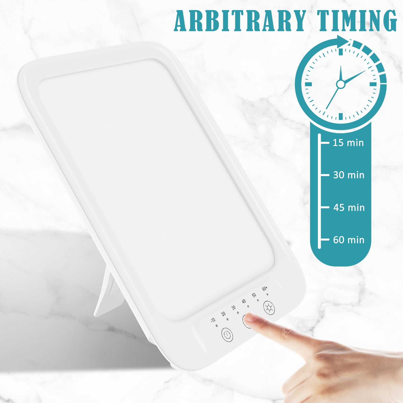 Newsoul Light Therapy Lamp,28006000K Simulated Sunlight Lamp,3 Modes