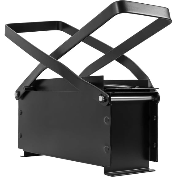 Newspaper Briquette Maker, Manual Paper Log Brick Briquette Machine, Paper Log Fire Free Eco Recycle Newspaper Fuel Block Paper Press Tool for Indoor Outdoor Home Heating Fire Stove