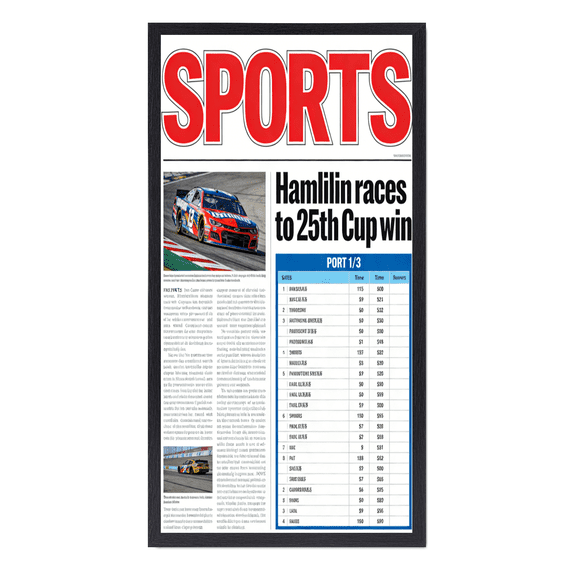 Newspaper Frame, 11x22 Picture Frame for Wall Decor, Single, Black