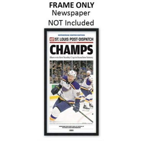 Newspaper Frame - Made to Display Newspapers Measuring 11x24 inches