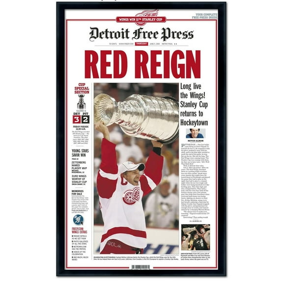 Newspaper Frame - Made to Display Newspapers Measuring  13x22 inches