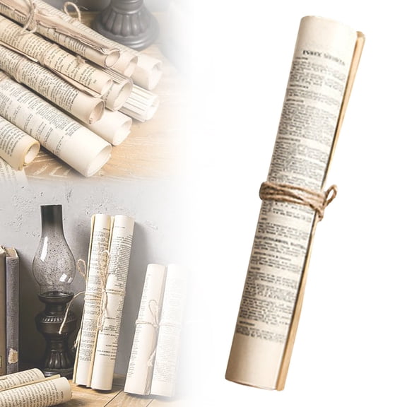 Newspaper Print Poster, Artistic Newspaper Backdrop Paper, Vintage Newspaper Photography Prop, Large Faux Newspaper Scroll for Adults and Artistic Photo Shoot Home Decor Background, 7 Inch