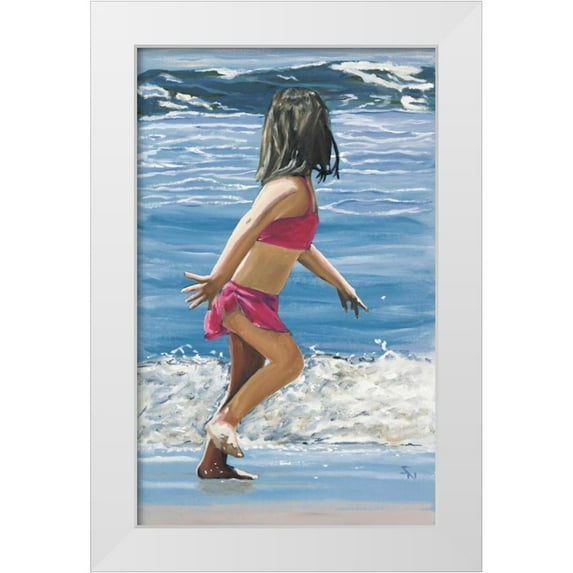 Newstedt, Stephen 10x14 White Modern Wood Framed Museum Art Print Titled - Pinkie