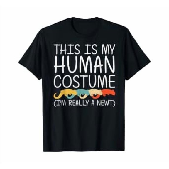 Newt Halloween Human Costume Salamander Pet Easy DIY Gift T-Shirt