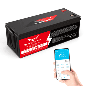 NewtiPower 12V 660Ah LiFePO4 Lithium Battery,250A BMS,10000+ Cycle for RV and Power Storage