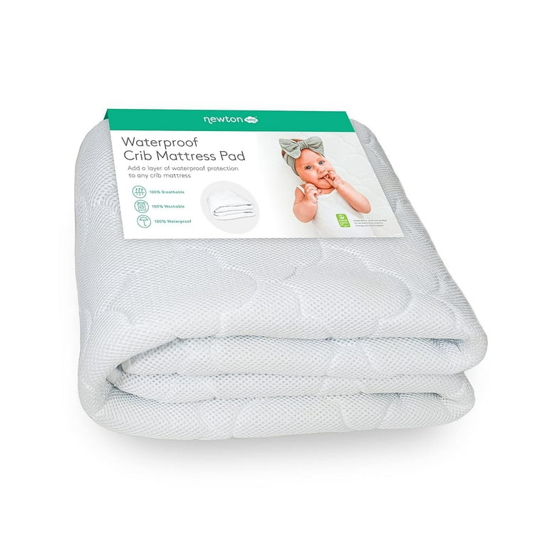 Crib Mattress Protector Impermeable Y Suave Cubierta De Colchón De Cuna,  Amigable Con La Piel Y Transpirable Y Lavable A Máquina 100% Absorbente  Prote