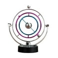 thumbnail image 1 of Pekkaxy Newton's Cradle, 3.9x3.9x2.4 in, Perpetual Motion Desk Toy, Demonstrates Physics of Energy Transfer for Office or Study, 1 of 9