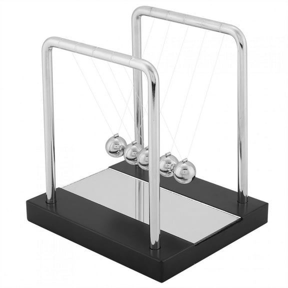 Newton's cradle metal pendulum steel balance ball, fun science physics learning accessories, desk toys for stress reduction, office home decor