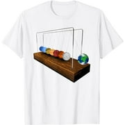 Newton's cradle planets (graphic) T-Shirt