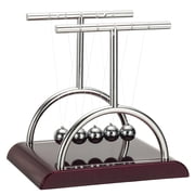 Newtons Cradle, Newtons Cradle Pendulum 5 Balance Balls Desk Toys Gravity Ball Cool Funny for Physics Toys Adults Science Men Office Desk Decor Home Gift, T-shaped, L