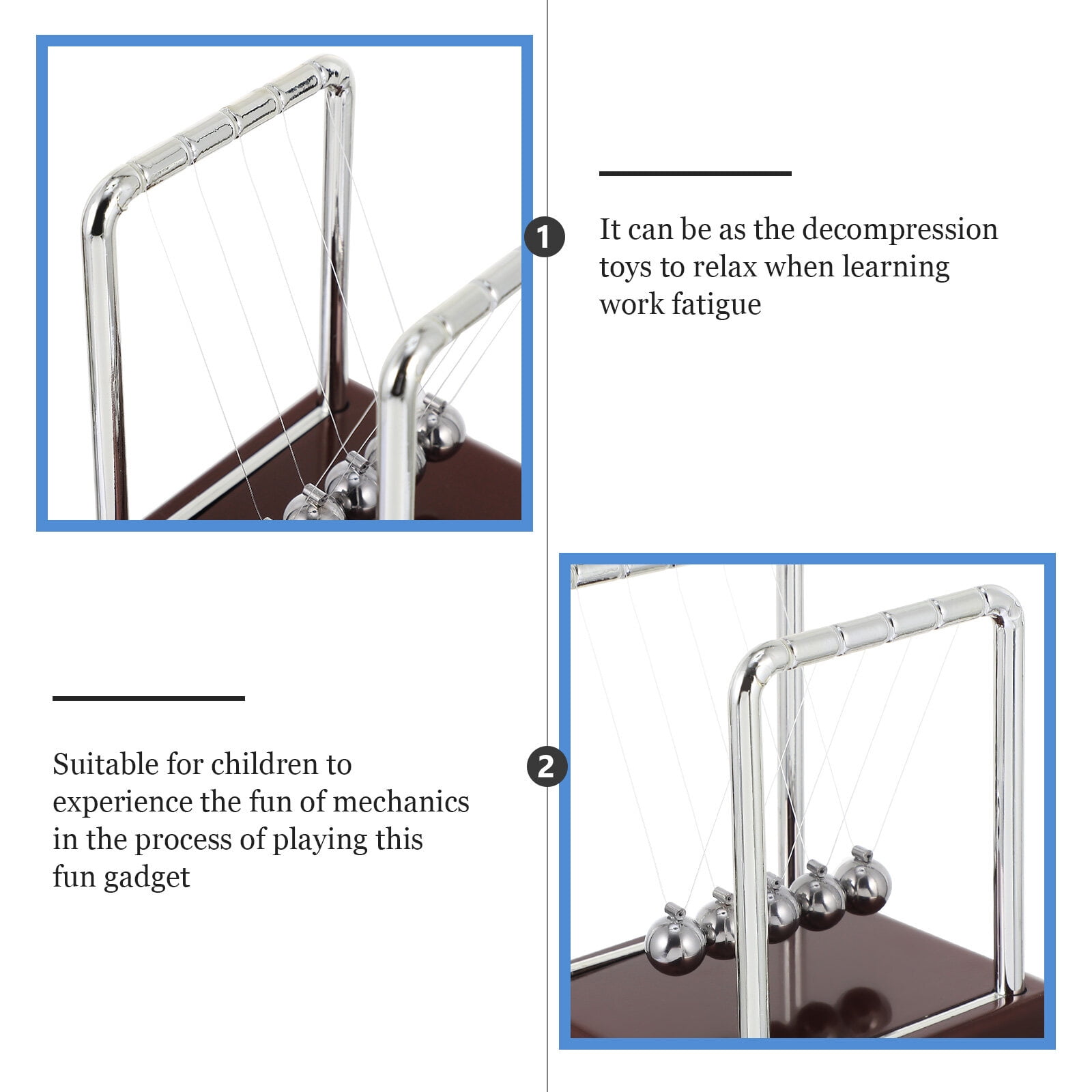 Newtons Pendulum Balls Energy Conservation Model Experiment Teaching