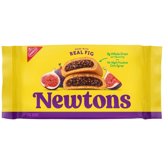 NEWTONS Soft Baked Real Fruit Fig Bars, Fig Cookies, 10 oz