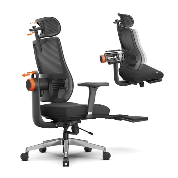 Newtral MagicH-PRO Ergonomic Office Chair with Dynamic Back Support & Footrest