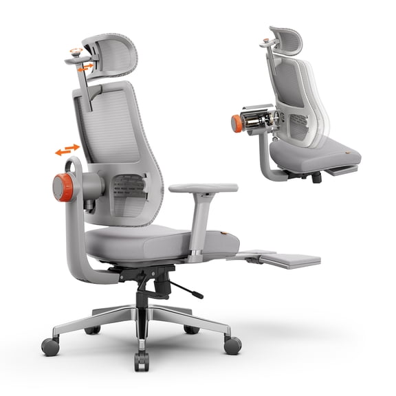 Newtral MagicH-PRO Ergonomic Office Chair with Dynamic Back Support & Footrest