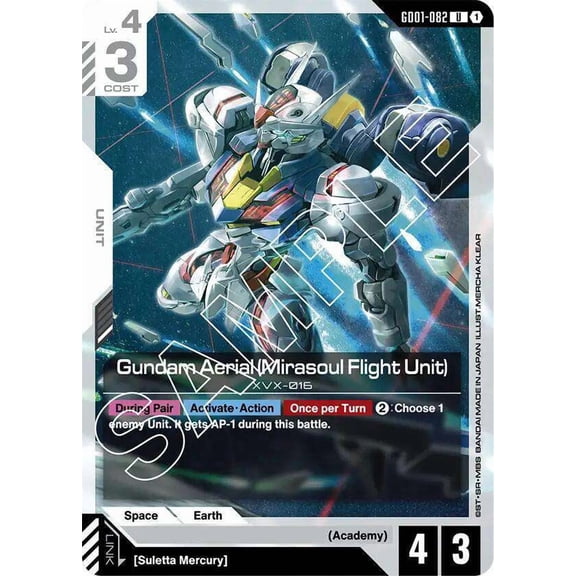 Newtype Rising Gundam Aerial GD01-082 [Mirasoul Flight Unit]