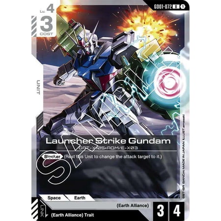 Newtype Rising Launcher Strike Gundam GD01-072