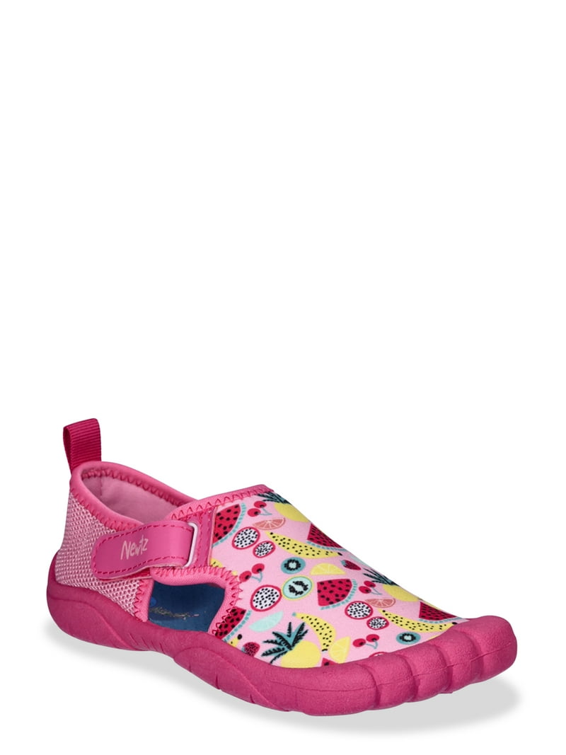 Newtz Girls' Water Shoes with UPF 50, Sizes 11/12-4/5