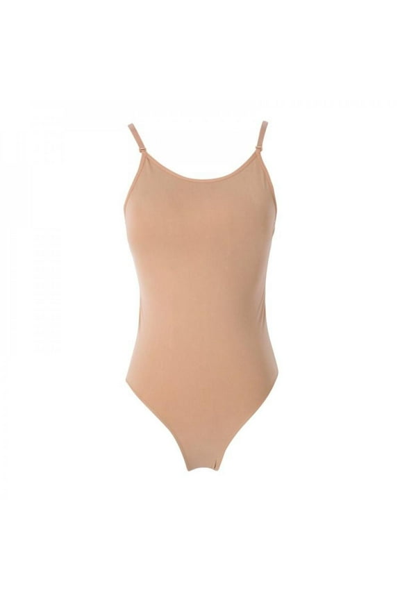 Children Seamless Camisole Skin Color Gymnastics Leotard Girls Kids Dance Ballet Underwear Nude Leotard Present Strap S1