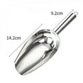 thumbnail image 1 of Newway Stainless Steel Ice Scoop, Small Metal Scoops for Kitchen Bar Party Wedding, Heavy Duty Dishwasher Safe, 3 Size for Choose, 1 of 6