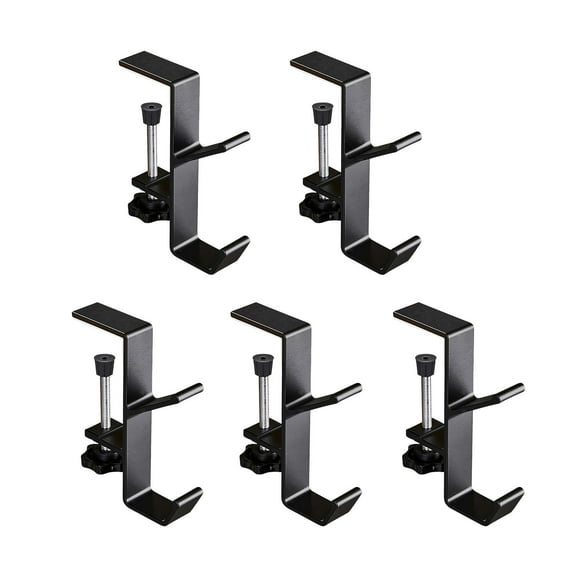 Newxiaaa 3/5/7pc 2 in 1 Garland Stocking Hangers, Non-Slip Christmas Stocking Hooks, No Drill Garland Fireplace Stocking Hanger, Mantel Hanger for Home Christmas Decoration (B)