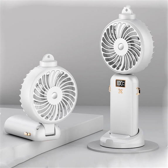 Newxiaaa Bladeless Neck Fans Portable Upgrade Super Quiet Personal Neck Fan Smart Desk Fan With Remote Double Battery Lasting Portable Fan for Baby Room (White,Pink,Green)
